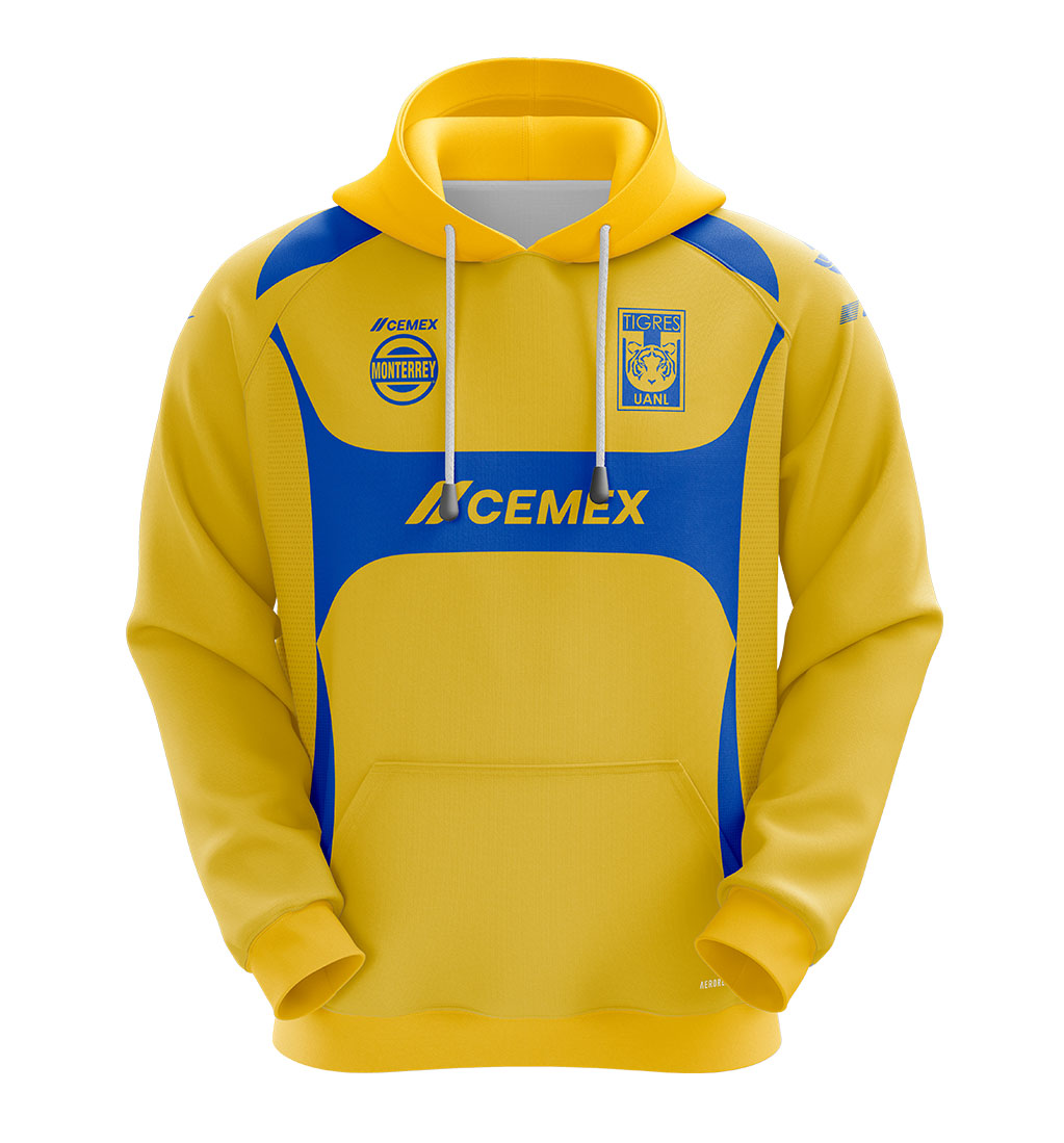 SUDADERA TIGRES 22